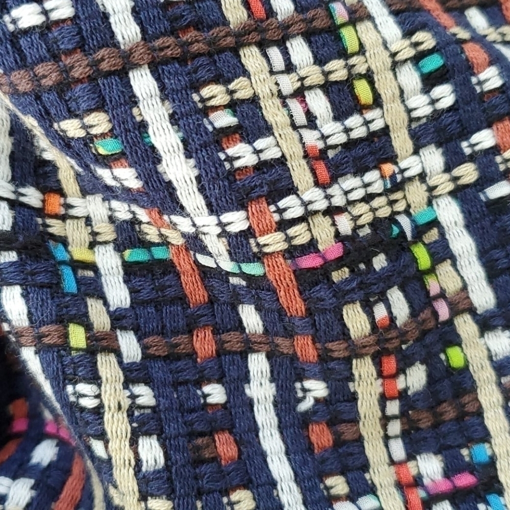 NEW Halogen Multi Colored Tweed Drawstring Waist Jacket - Picture 11 of 11